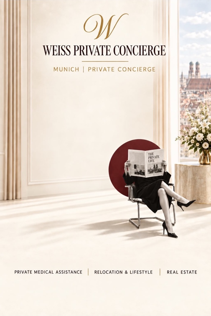 WEISS PRIVATE CONCIERGE — Munich, титульная страница